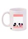 Mickey Mouse Printed Coffee Mug White/Black/Pink