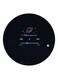 Music Printed Fridge Magnet Black/Purple/Blue