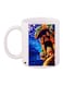 Elsa Printed Coffee Mug White/Blue/Brown
