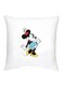 Minnie Mouse Printed Decorative Cushion White/Blue/Black 16x16inch