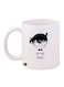 Detective Conan Printed Mug White/Black 12ounce