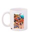 Printed Coffee Mug White/Yellow/Red 11ounce
