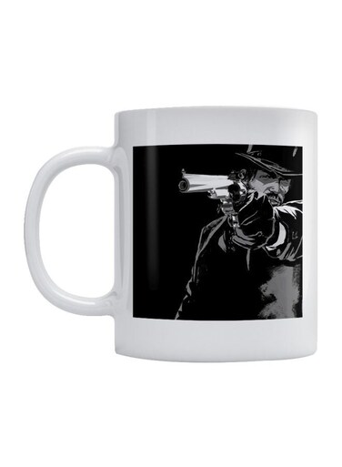 Dead Game Printed Mug Black/Grey/White 350ml