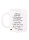 Quote Printed Coffee Mug 350ml