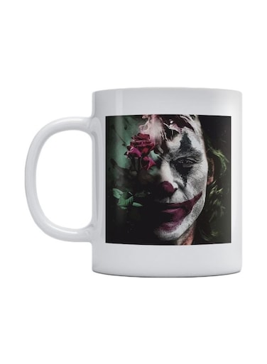 The Joker Printed Mug White/Purple/Green