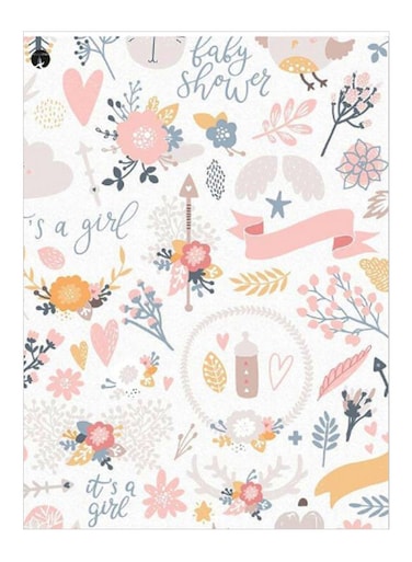 Printed Decorative Plate Multicolour 15 x 20cm