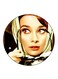 Audrey Hepburn Printed Fridge Magnet Multicolour