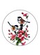 Birds Printed Fridge Magnet Multicolour