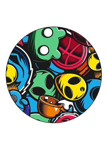 Random Things Printed Fridge Magnet Multicolour