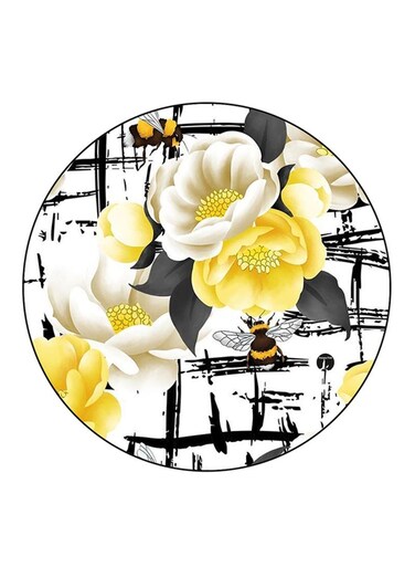 Flowers Printed Fridge Magnet Multicolour