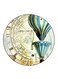 Balloon Printed Fridge Magnet Round Multicolour