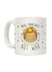 Make Pancakes Not War Printed Coffee Mug White