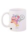 Digimon Printed Mug White/Pink/Yellow 12ounce