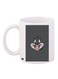 Bugs Bunny Printed Coffee Mug White/Grey/Pink 11ounce