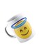 Smiling Face with Halo Emoji Emoji Coffee Mug White