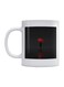 Umbrella Printed Mug White/Black/Red