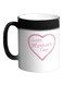 Happy Mothers Day Colour Changing Coffee Mug Black 325ml