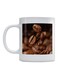 Coffee Beans Printed Mug White/Brown