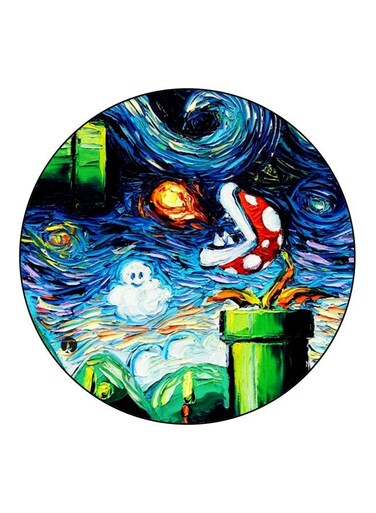 Cartoon Printed Fridge Magnet Multicolour 5.5cm