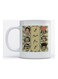 Mug Arab Artist Ghawwar for Coffee and Tea White