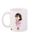 Printed Coffee Mug White/Pink/Black