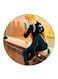 The Anime Naruto Printed Fridge Magnet Round Multicolour