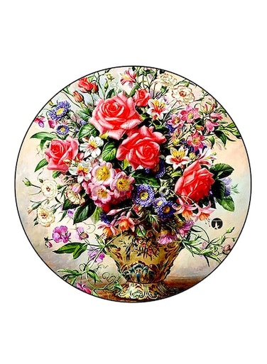 Flowers Printed Fridge Magnet Multicolour