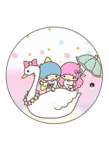 Boy And A Girl Printed Fridge Magnet Multicolour