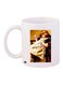 Girl Printed Coffee Mug White/Beige/Brown 11ounce