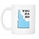 You Da Ho Idaho Printed Coffee Mug White/Black/Blue