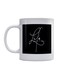 Life Printed Coffee Mug White/Black 350ml