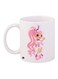 Cartoon Girl Printed Coffee Mug White/Pink/Beige