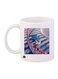 Sonic Video Game Printed Mug White/Blue/Red