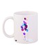 Balloons Printed Coffee Mug White/Blue/Pink 11ounce