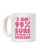 I'm Really A Unicorn Printed Coffee Mug White