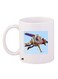 Cartoon Printed Coffee Mug White/Blue/Purple 11ounce
