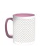 Decoration Printed Coffee Mug Pink/White 11ounce