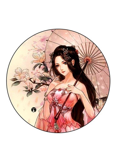 Woman Printed Fridge Magnet Multicolour