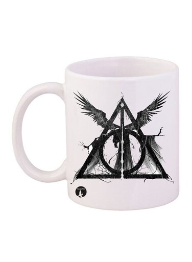 Harry Potter Printed Mug White/Black 11ounce