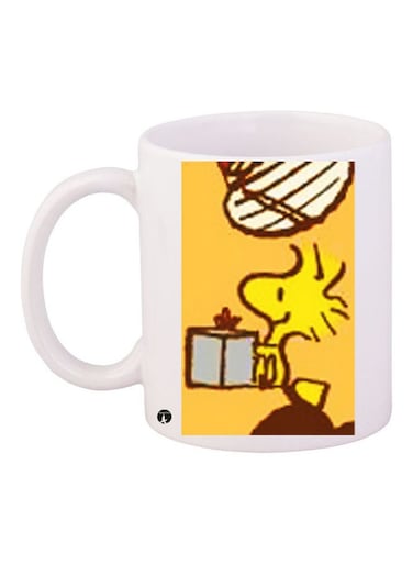 Printed Ceramic Coffee Mug Multicolour