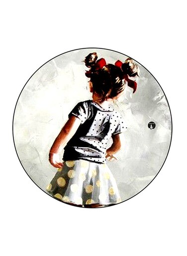 Small Child Printed Fridge Magnet Multicolour
