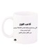 Printed Coffee Mug White/Black 12ounce