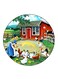 Vintage Art Printed Fridge Magnet Multicolour