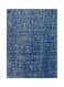 Decorative Metallic Plate Blue/White 20x15cm