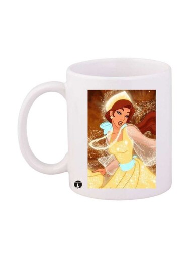 Anastasia Video Game Printed Mug White/Yellow Standard Size