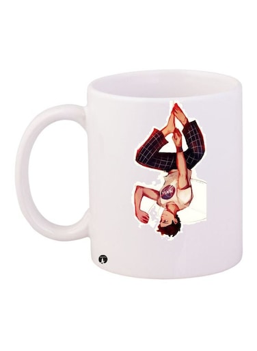 NASA Printed Coffee Mug White/Beige/Black 11ounce