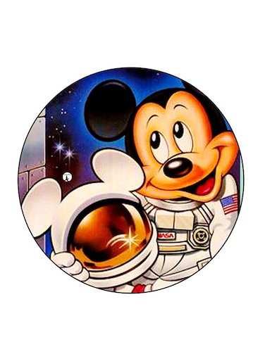 Mickey Mouse Printed Fridge Magnet Multicolour 5.5 x 5.5cm
