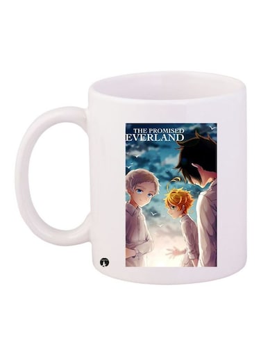 Anime Printed Coffee Mug White/Blue/Brown