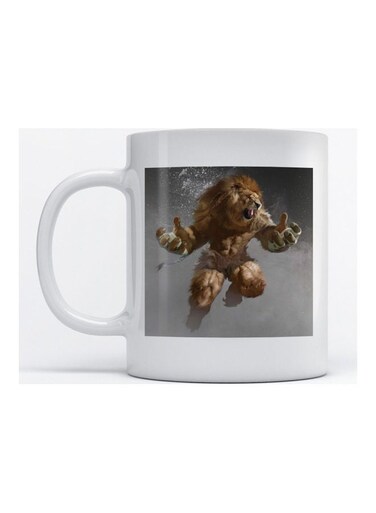 Mug The Lion for Coffee and Tea White
