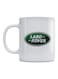 Land Rover Logo Printed Mug White/Green 350ml